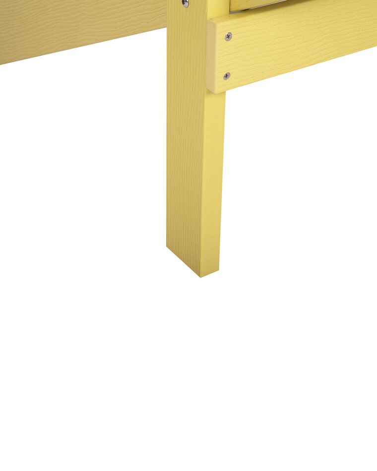 Silla de jardín amarilla ADIRONDACK Beliani.es