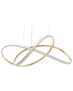 LED-riippuvalaisin metalli kulta TUMEN