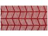 Tapis en coton rouge 80 x 150 cm SIVAS_848793
