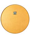 Espejo de pared de vidrio dorado ⌀ 80 cm ANNEMASSE_844165