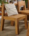 Set of 2 Acacia Wood Garden Chairs LIVORNO_826089