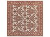 Vlněný koberec 200 x 200 cm oranžový/béžový ADILCEVAZ_836545