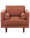 Fabric Armchair Golden Brown NURMO_896234