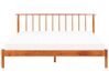 Wooden EU Super King Size Bed Light BARRET II_875189