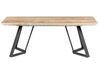 Dining Bench Light Wood and Black UPTON_851027