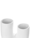 Vaso de cerâmica grés branca 23 cm MITILINI_844671
