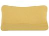 Conjunto de 2 almofadas decorativas em macramé de algodão amarelo 30 x 50 cm KIRIS_768964