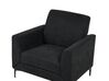 Sofa Set schwarz 6-Sitzer FENES_897859