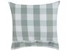 Set of 2 Cushions Checked 45 x 45 cm Mint Green TAMNINE_902328