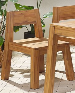 Vaalea akaasiapuinen puutarhatuoli LIVORNO Vaalea akaasiapuinen puutarhatuoli LIVORNO