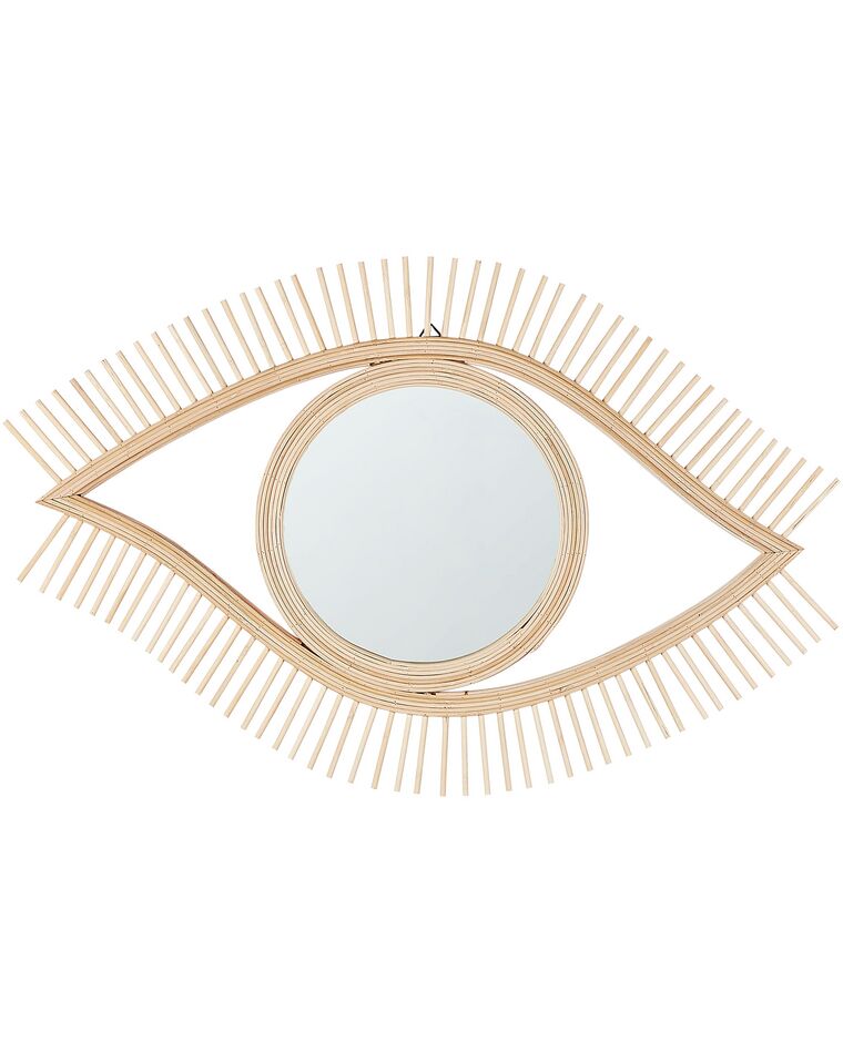 Spegel ögonformad bambu beige SOYOPA_904344