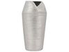 Dekoratívna kameninová váza 33 cm strieborná APAMEA_733664