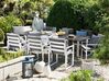 Tavolo da giardino alluminio grigio e bianco 168 x 248 cm PANCOLE_738993