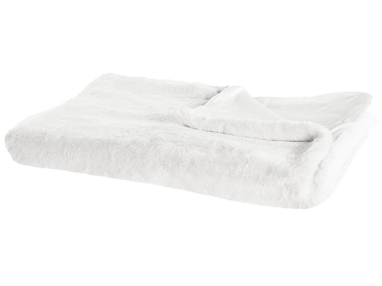 Blanket 200 x 220 cm White CHAAB_812615
