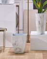 Set di 2 vasi per piante in pietra effetto marmo 28 x 28 x 34 cm MIRO_841651