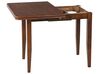 Mesa de comedor extensible de madera de caucho oscura 90/120 x 60 cm MASELA_826986
