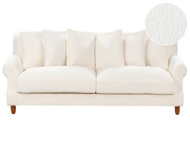 3 personers sofa off-white bouclé EIKE
