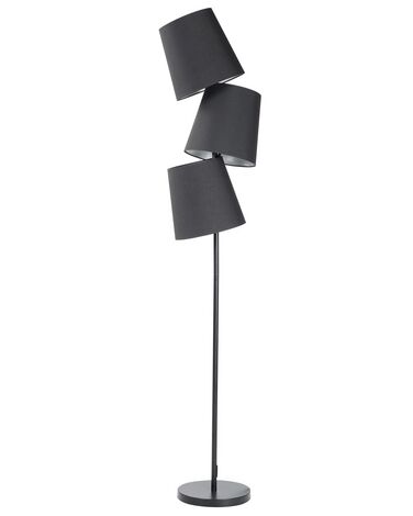 Lampa podłogowa metalowa czarna RIO GRANDE II