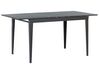 Extending Dining Table 120/160 x 80 cm Black NORLEY_785629