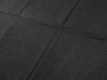 Cama de casal de água em tecido preto 180 x 200 cm VICHY_458543