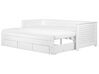 Wooden EU Single to Super King Size Daybed with Storage White CAHORS_729483