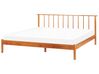 Łóżko drewniane 180 x 200 cm jasne BARRET II_875187
