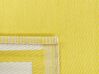 Dywan zewnętrzny 120 x 180 cm żółty ETAWAH_766442