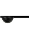 2 Light Metal Wall Lamp with Plant Pot Black ISABELLA_872827