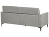 3 Seater Fabric Sofa Grey FENES_897843