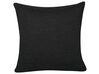 Fabric Sofa Bed Black GLOMMA_718009