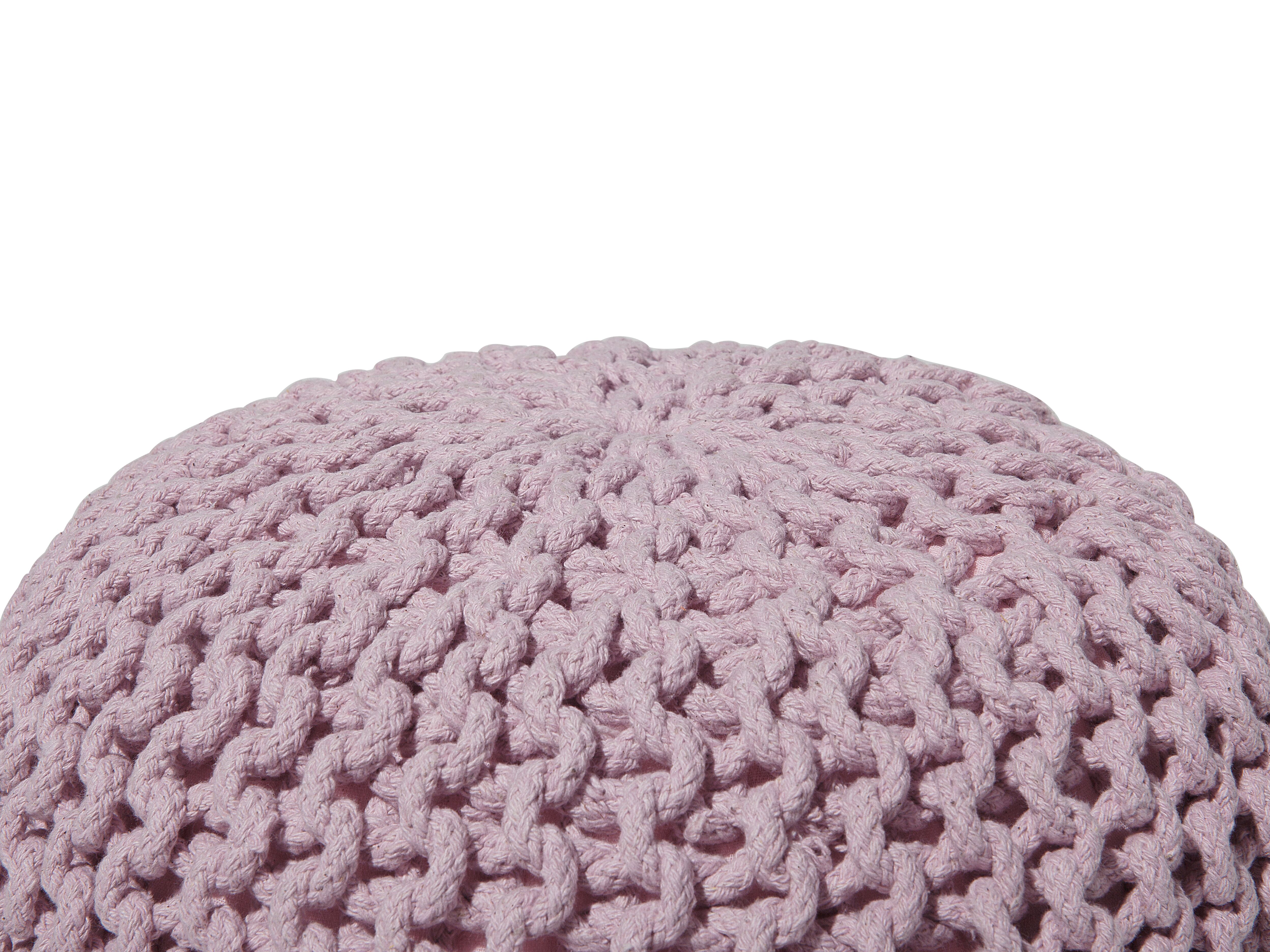Puf 40 x 25 cm różowy CONRAD