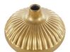 Dekorativ vase gull 20 cm steintøy CERCEI_818245