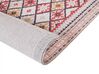 Teppich Baumwolle mehrfarbig geometrisches Muster 160 x 230 cm Kurzflor ANADAG_853672