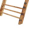 Lot de 4 chaises pliantes en bois de bambou marron TRENTOR_775199