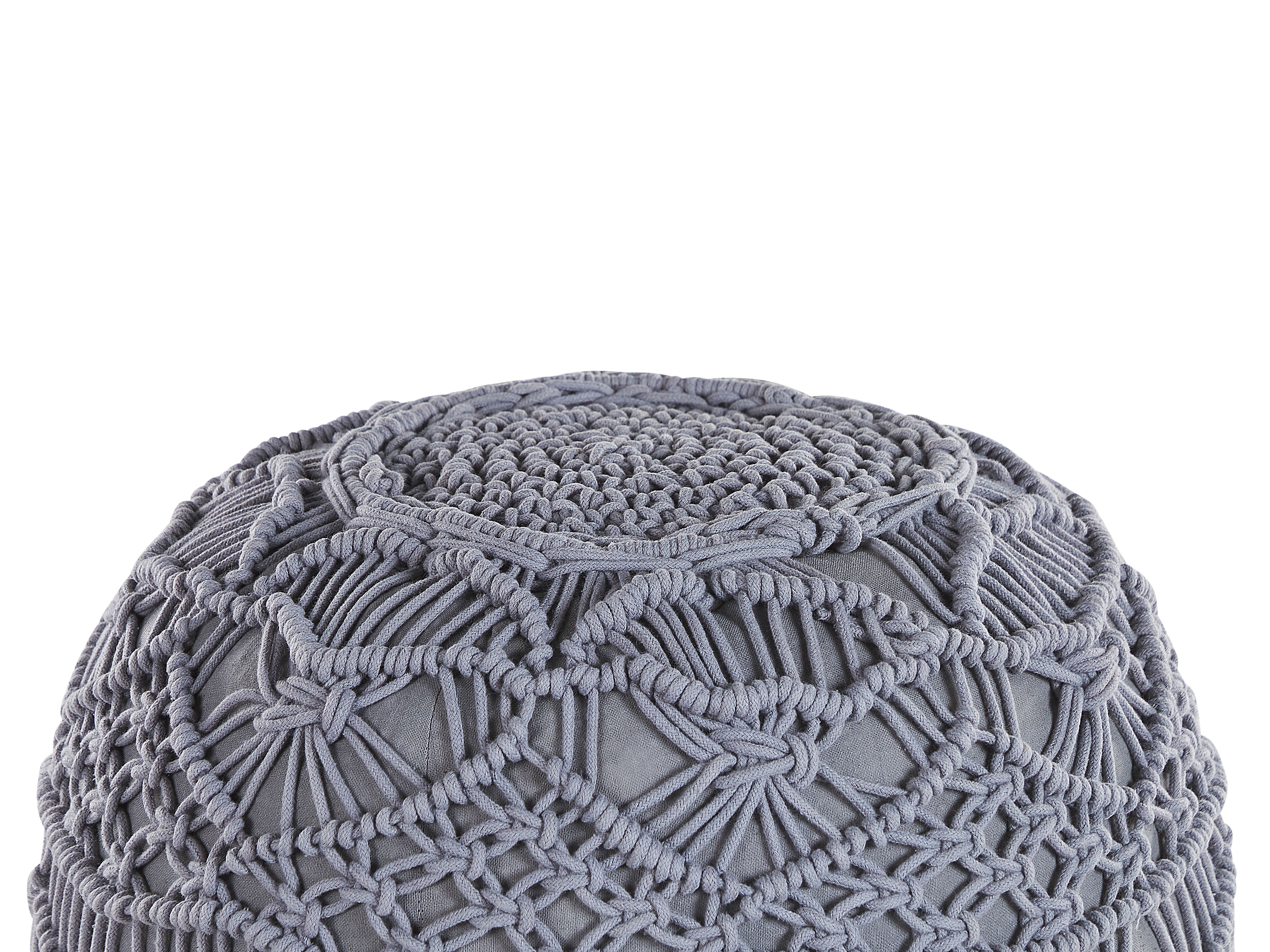 Puf ø 40 cm szary KAYSERI