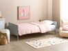 Drevená posteľ 90 x 200 cm sivá BONNAC_911518