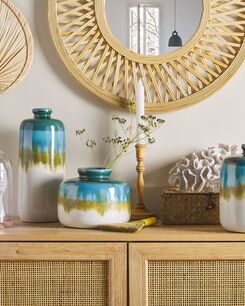 Kukkamaljakko kivitavara monivärinen 16 cm COLOSSE Kukkamaljakko kivitavara monivärinen 16 cm COLOSSE