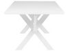 Eettafel hout wit 180 x 100 cm LISALA_727105
