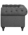 Fabric Armchair Grey CHESTERFIELD_675658