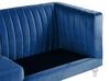 3-istuttava sohva samettinen sininen ARVIKA_806176