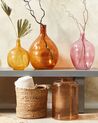 Glass Decorative Vase 41 cm Orange MIRCHI_823691