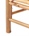Módulo de cadeira de 1 lugar em madeira de bambu taupe CERRETO_908805