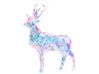 Décoration à LED d'extérieur renne multicolore 90 cm contrôlable par application POLARIS_887162