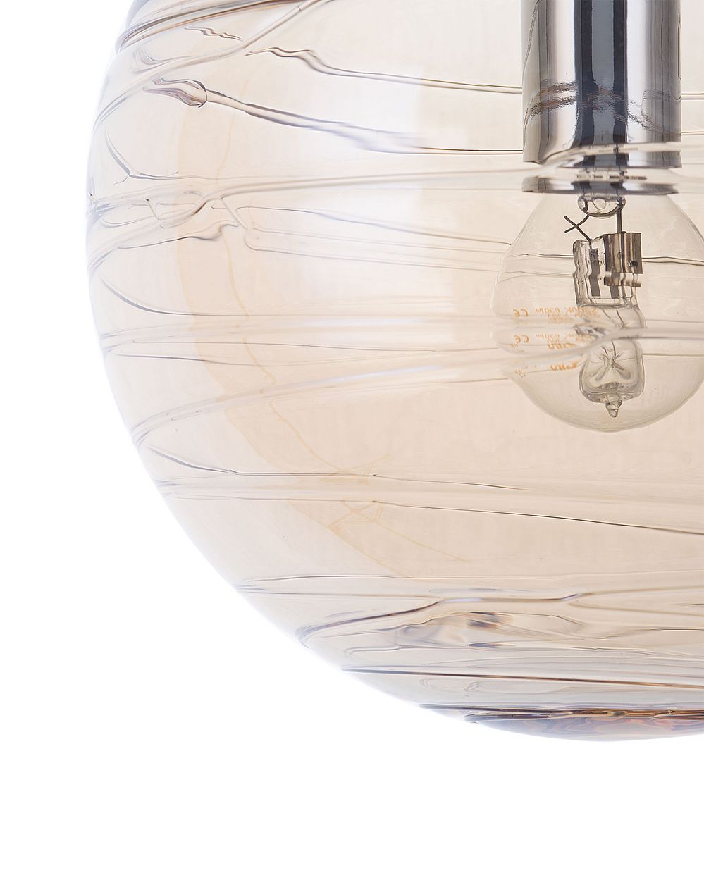 Lampada per binari con paralume Coppa in ceramica - Bianco lucido – Creative Cables