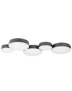 LED-kattovalaisin 5 polttimoa rauta musta LUGA LED-kattovalaisin 5 polttimoa rauta musta LUGA