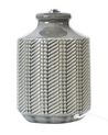 Bordslampa i keramik grå ESPERANCE_844197