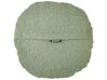 Conjunto de 2 almofadas decorativas em tecido teddy verde ⌀ 30 cm RUTABAGA_906134