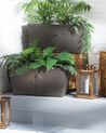 Vaso per piante in color marrone 60x30x30cm PORIA_740236