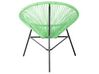 PE Rattan Accent Chair Green ACAPULCO_687795