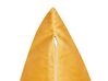 Pyntepude gul/guld velour 45 x 45 cm sæt af 2 MARULA_854622